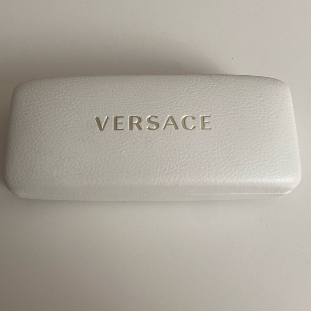 Versace Glass Case in White